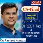 CA-Final (Direct tax & International Taxation)